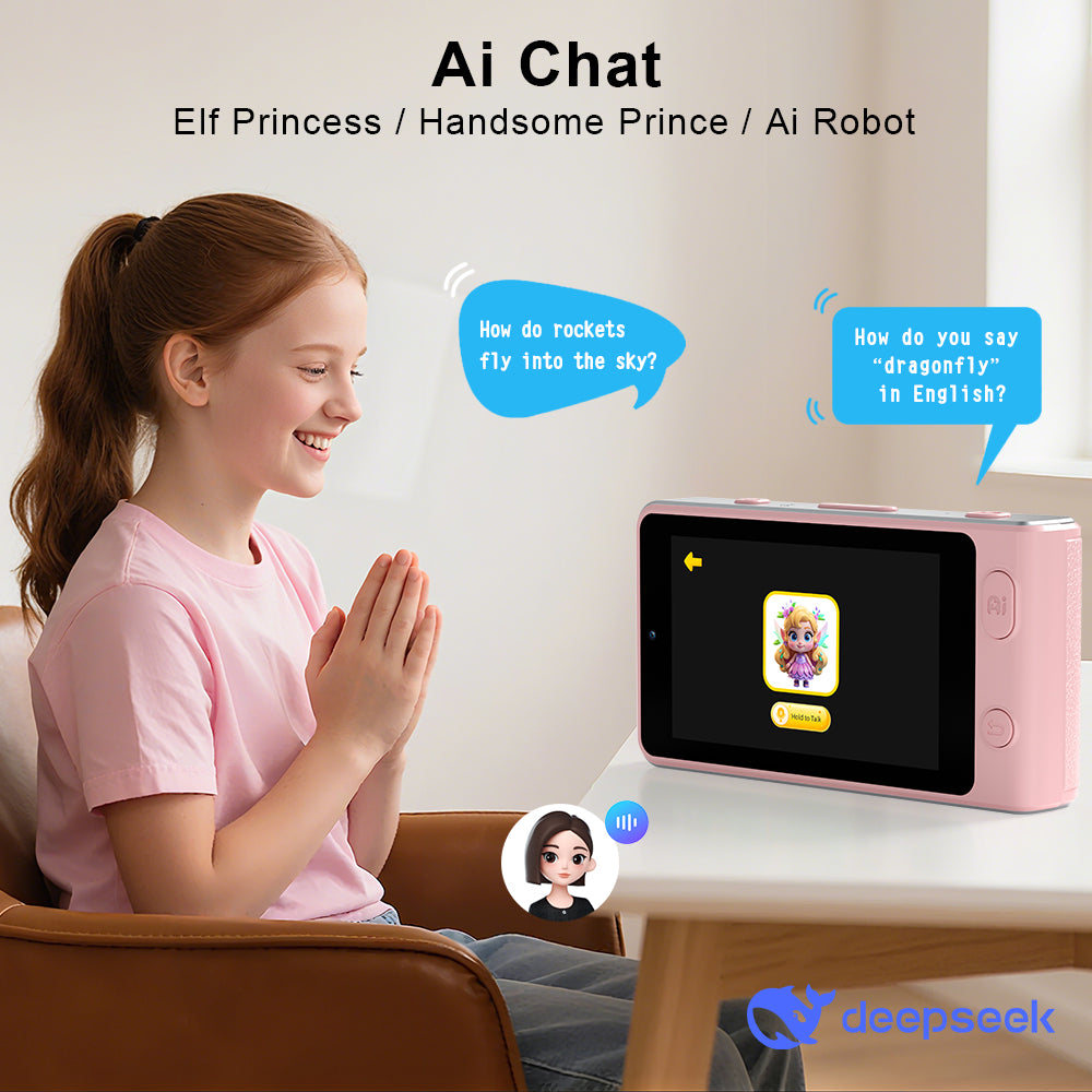 Vcivik™ AI Kids Learning Camera - Intelligent Technology That Helps Children Think Beyond Screens